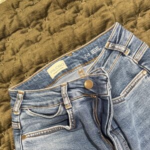 Pilcro Medium Blue High-Rise Stretch Jeans